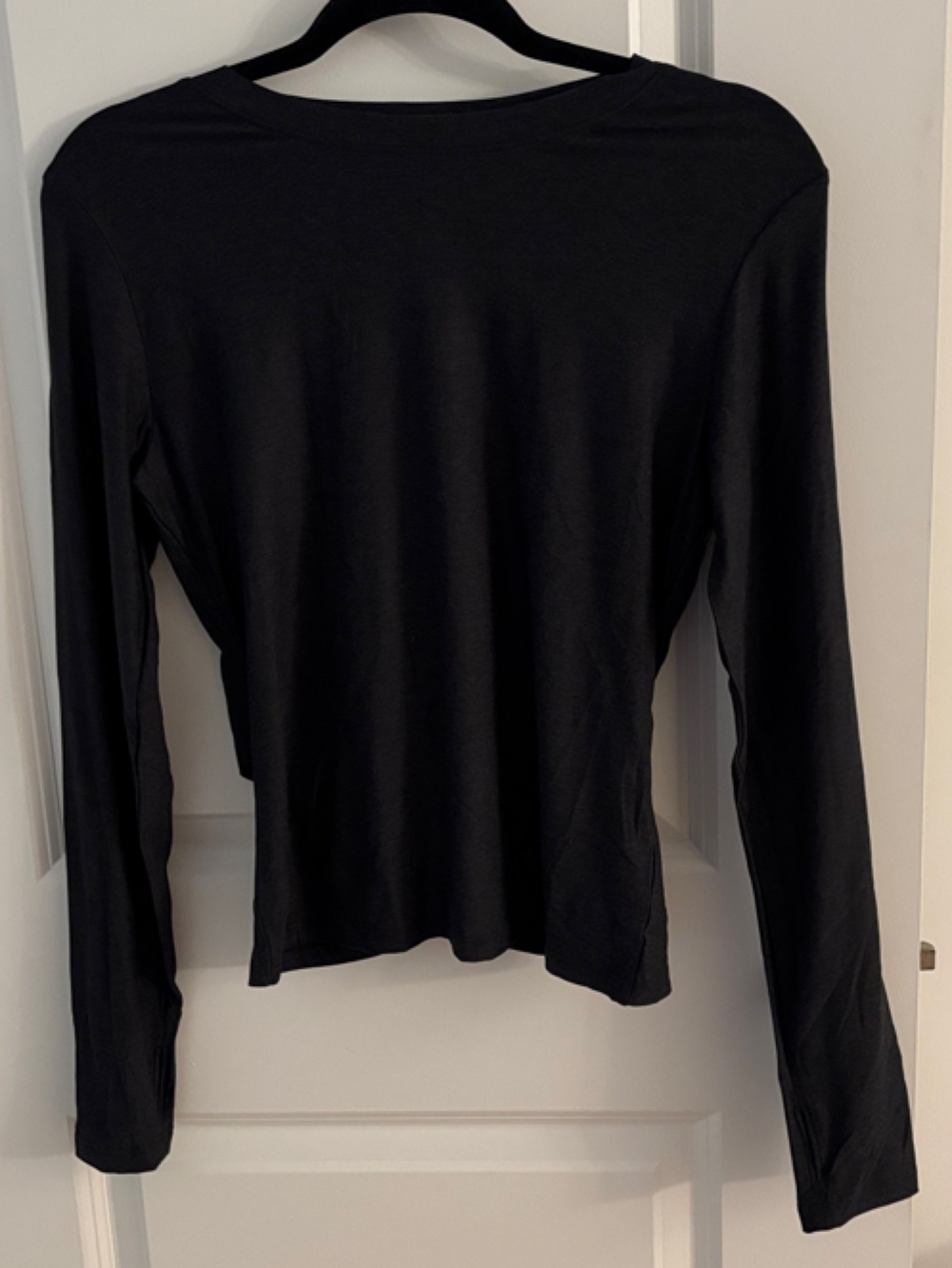 Old Navy Black Long Sleeve Basic Top